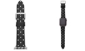 kate spade new york Women's Black with White Dot Leather Apple Watch&reg; Strap 38mm
